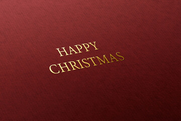 Fototapeta na wymiar Happy Christmas Stylish Text Design illustration