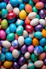 Obraz premium Colorful Easter eggs background