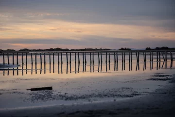 Crédence de cuisine Paysages sunset on the beach  © marguerite