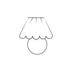 Lamp line icon set. Idea lamp icon collection. Flat style - stock vector. Bulb light vector icon. Lighting Electric lamp. Electricity, shine. Light Bulb icon vector