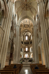 Fototapeta premium inside the church in limburg an der lahn germany