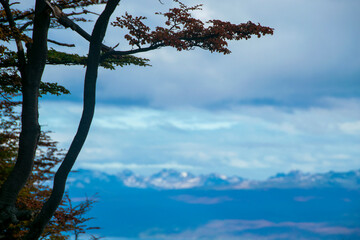 Puerto williams mountains, tierra del fuego, chile