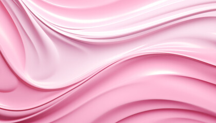 Obraz premium Pink abstract wave. AI generated