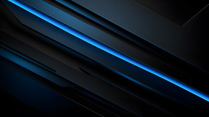 Modern black blue abstract background. Minimal style