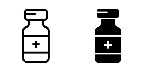 Vial Icon. symbol for mobile concept and web design. vector illustration