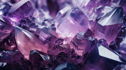 Natural crystals background. Colourful Crystals 