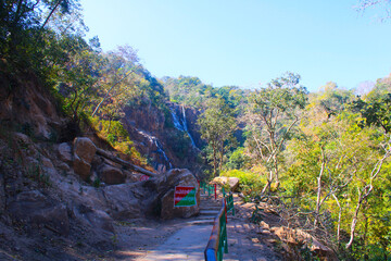 lodh water fall,fall in jungle india 2023 november 07