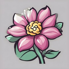 Flower Icon Background Very Cool