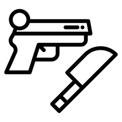 crime line icon