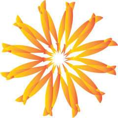 Mandala Line Illustration