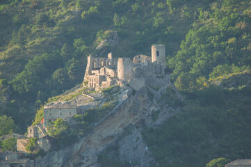 Panoramic view of the village of Cleto