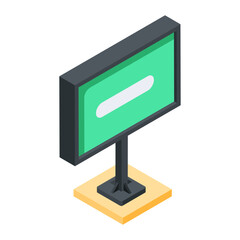  Advertising Isometric Icons