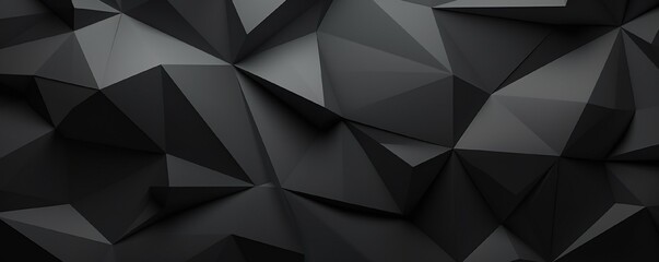 Fototapeta na wymiar Black white dark gray abstract background. Geometric pattern shape. Line triangle polygon angle. Gradient. Shadow. Matte. 3d effect. Rough grain grungy. Design. Template. Presentation.