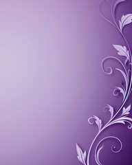 Obraz na płótnie Canvas Decorated purple background. Represents the day of epilepsy. Generative AI