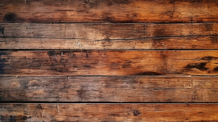 Fototapeta premium Old wood brown grunge texture background, vintage wood antique texture. Generative AI