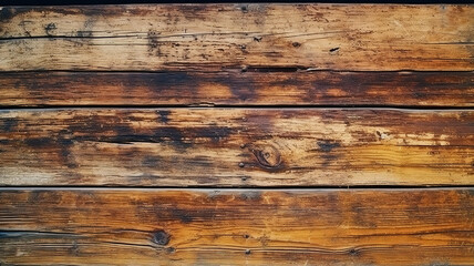 Fototapeta premium Wooden old blank background. Generative AI