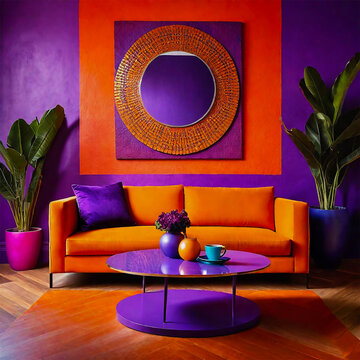 Eye Catchy Colorful Minimalist Home Interior Design Mesmerizing Multicolored Modern Living Room with Copyspace Smart Home Stunning Living Room Decoration Idea with Luxurious Posh Minimalism