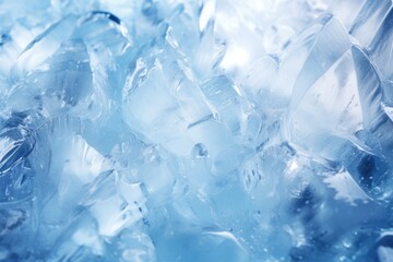 A detailed view of a collection of ice crystals. Perfect for winter-themed designs and nature-related projects.
