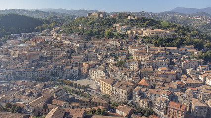 Fototapeta na wymiar Panoramic view of the city of Cosenza