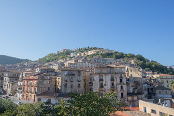 Fototapeta na wymiar Panoramic view of the city of Cosenza