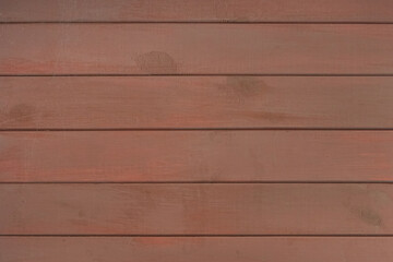 Old Brown Color Paint Horizontal Lines Stripes Wooden Texture Boards Table or Floor, Fence Background Plank