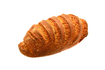 bread isolated on white background