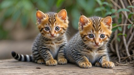 Two Cute Kitten