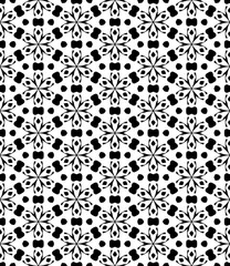 Black seamless abstract pattern. Overlay for background and backdrop. Ornamental design. PNG graphic illustration with transparent background.