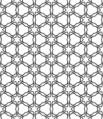 Naklejka premium Black seamless abstract pattern. Overlay for background and backdrop. Ornamental design. PNG graphic illustration with transparent background.