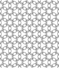 Black seamless abstract pattern. Overlay for background and backdrop. Ornamental design. PNG graphic illustration with transparent background.