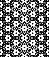 Black seamless abstract pattern. Overlay for background and backdrop. Ornamental design. PNG graphic illustration with transparent background.