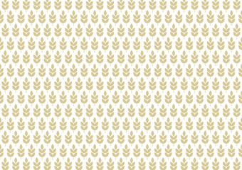 Fototapeta premium Wheat pattern wallpaper. oat symbol. free space for text. rice sign. Rice pattern wallpaper.