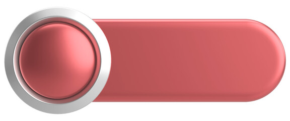 Obraz premium 3D button. Empty button. 3D illustration.