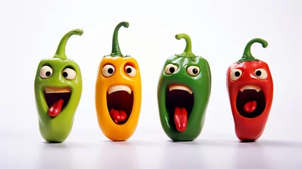 Gordijnen hot  chili pepper © sdk