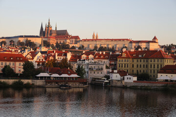 Fototapeta premium View of Mala Strana in the morning in Prague