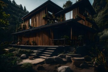 an exterior background of home