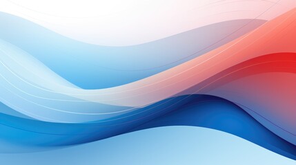 Soothing Gradient Waves in Blue and Pink Hues
