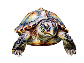 a water color turtle