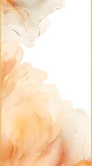 Abstract Umber Florals background. VIP Invitation and celebration card.