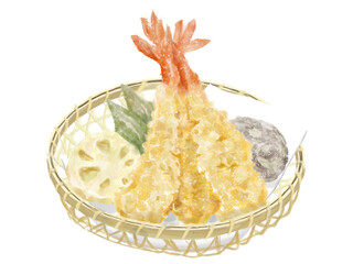 水彩の天ぷら01_2