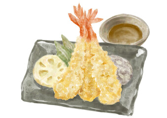 水彩の天ぷら03_2