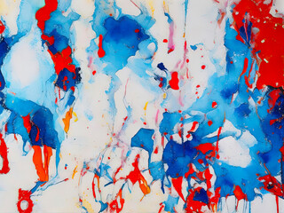 Colorful artistic paint splash background. Bright modern art design.