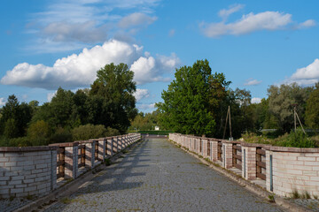 Fototapeta na wymiar Konuvere bridge - built in 1861 and was longest stone bridge in Estonia that time.