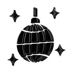 This is a beautifully designed 3D icon with a beautiful metallic texture.