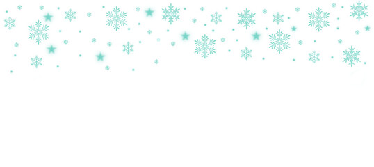 Fototapeta premium winter background with snowflakes on a transparent background, png