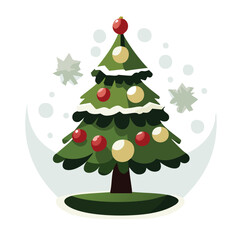Christmas Tree Illustration
