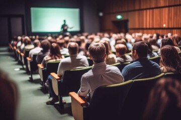 Generative AI image of audience in lecture hall
