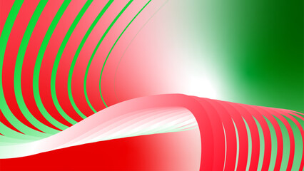 red white green flag colour gradient background abstract wavy tech lines  © Pankaj