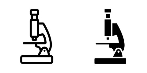 Microscope icon. symbol for mobile concept and web design. vector illustration