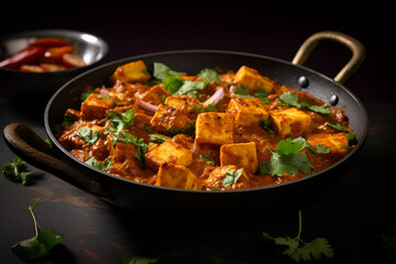 Delicious Butter Paneer Dish in a Bowl